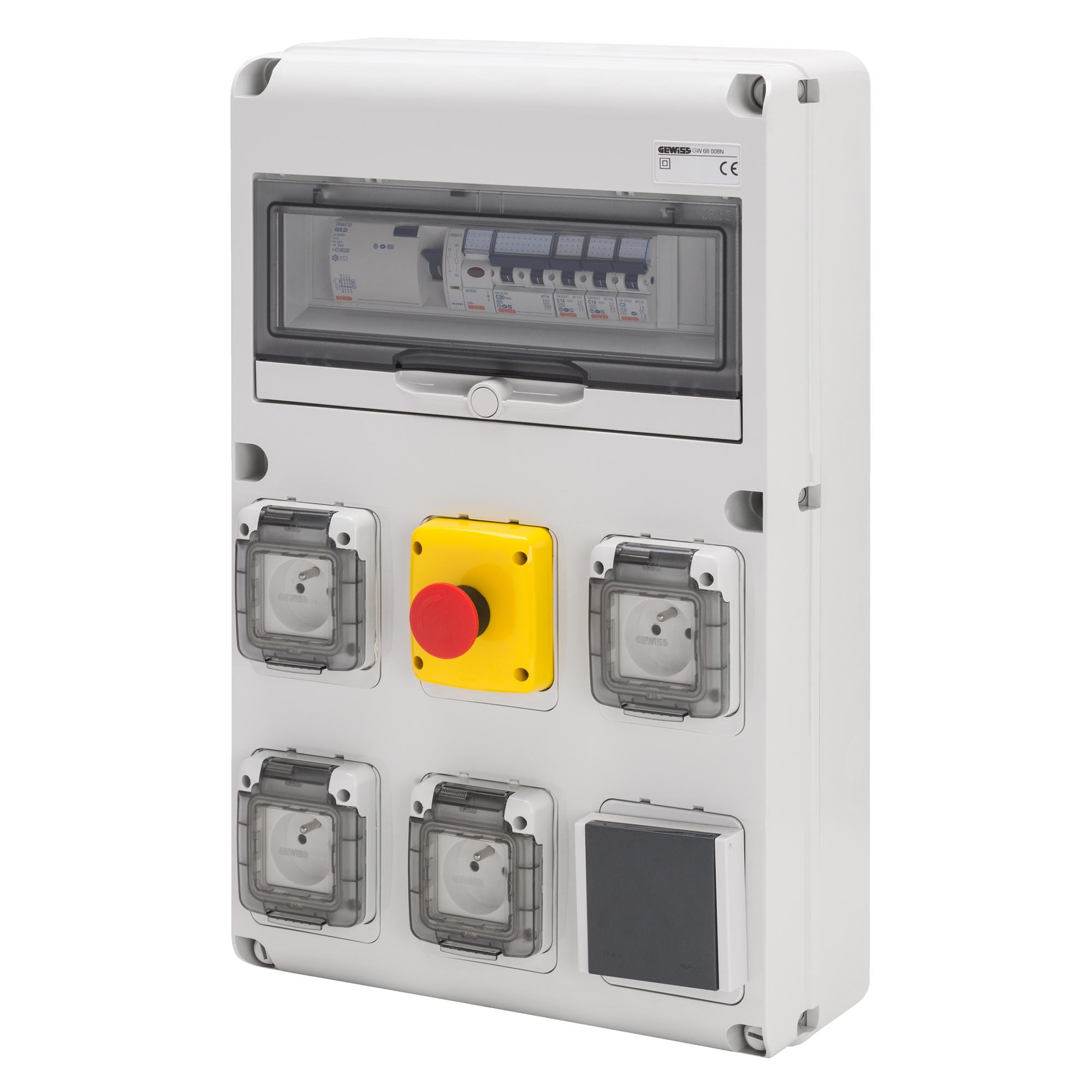 Gewiss - COFFRET 4x230V-16A+1X400V-20A+AU
