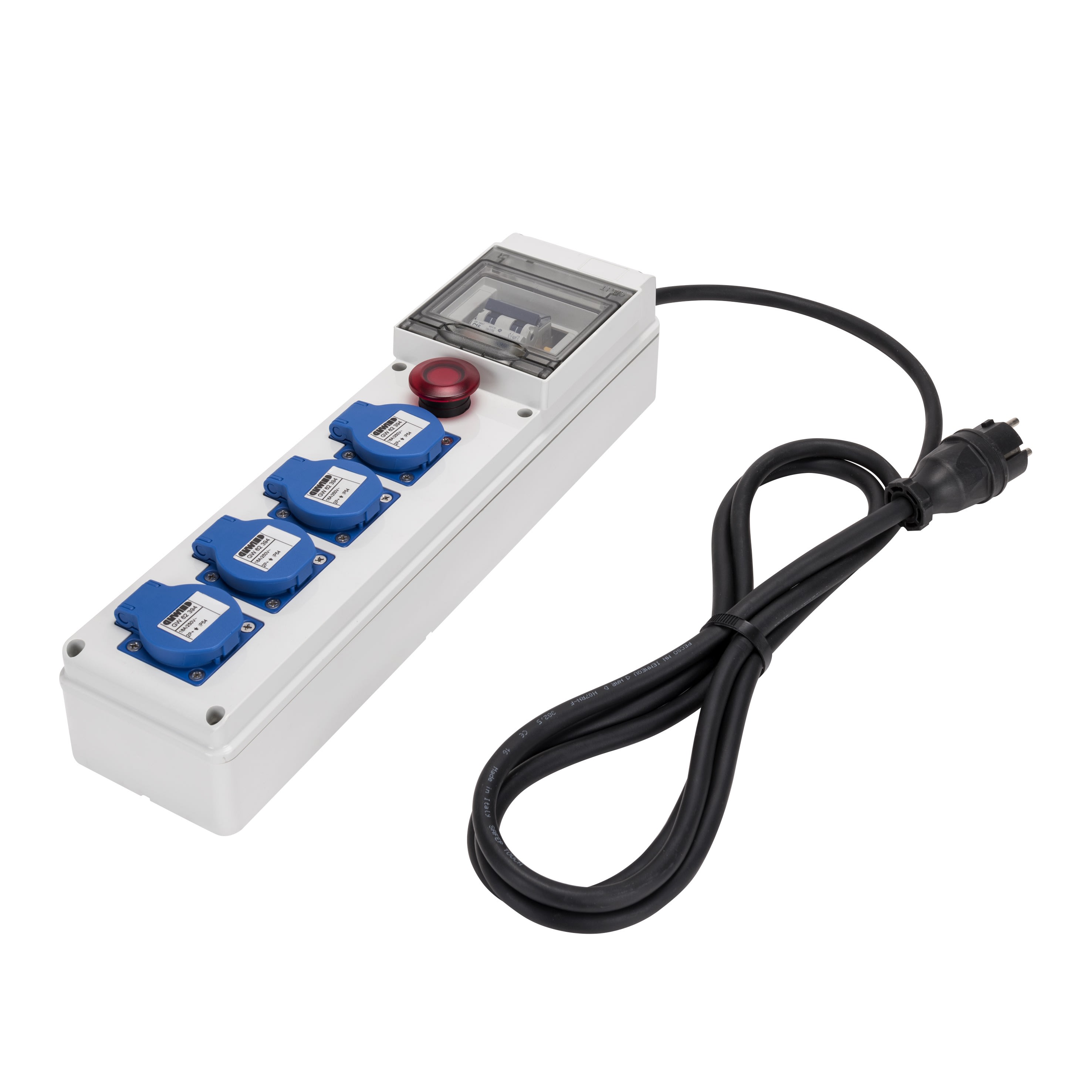 Gewiss - Q-DIN 5 4X230V 16A+PLUG+EM