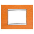 Gewiss - PLAQUE LUX 3P CERISIER