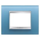 Gewiss - PLAQUE LUX 3P VERRE AIGUE-MARINE