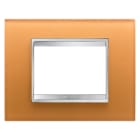 Gewiss - PLAQUE LUX 3P VERRE OCRE