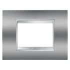 Gewiss - PLAQUE LUX 3P CHROME