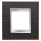 Gewiss - PLAQUE LUX INT. 2P WENGUÉ