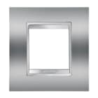 Gewiss - PLAQUE APPAREILLAGE LUX INT. 2P CHROME - GW16222MC