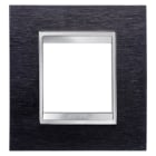 Gewiss - PLAQUE LUX INT. 2P ALUMINIUM NO