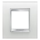Gewiss - PLAQUE LUX INT. 2P VERRE GLACE