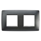 Gewiss - PLAQUE ONE INT. 2+2P H ARDOISE
