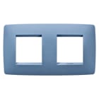 Gewiss - PLAQUE APPAREILLAGE ONE INT. 2+2P H BLEU MER - GW16123VB