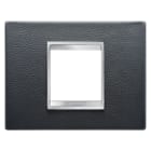 Gewiss - PLAQUE LUX 2P CUIR NO