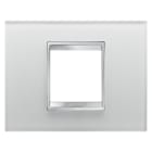 Gewiss - PLAQUE LUX 2P VERRE GLACE