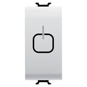 Gewiss - INTERRUPTEUR TACTILE E - 230Vca 50Hz - 1 MODULE - BL - CHORUS - GW10904