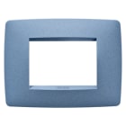 Gewiss - PLAQUE APPAREILLAGE ONE 3P BLEU MER - GW16103VB
