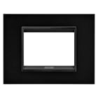 Gewiss - PLAQUE LUX 3P METAL NO MONOCROME