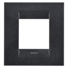 Gewiss - PLAQUE APPAREILLAGE GEO INT. 2P ARDOISE - GW16422VA