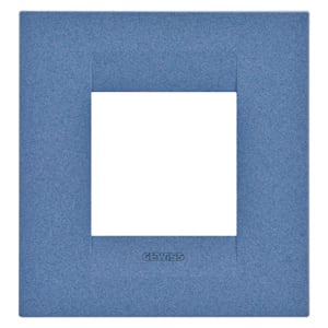 Gewiss - PLAQUE GEO INT. 2P BLEU MER