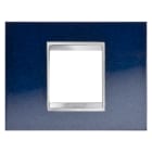 Gewiss - PLAQUE LUX 2P METAL BLEU CHIC
