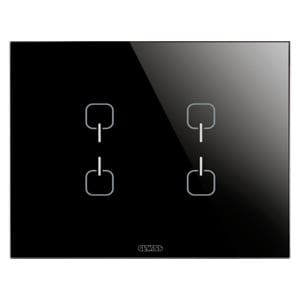 Gewiss - PLAQUE ICE TOUCH KNX NO 4 SYMB.