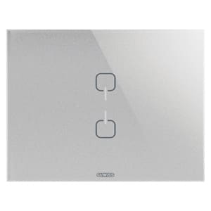 Gewiss - PLAQUE ICE TOUCH KNX TITANE 2 SYMB.