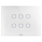 Gewiss - PLAQUE ICE TOUCH KNX BL 6 SYMB.