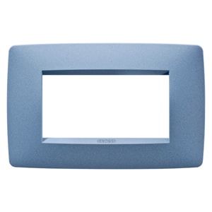 Gewiss - PLAQUE APPAREILLAGE ONE 4P BLEU MER - GW16104VB