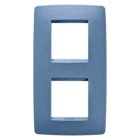 Gewiss - PLAQUE APPAREILLAGE ONE INT. 2+2P V.E. 71 BLEU MER - GW16124VB