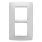 Gewiss - PLAQUE APPAREILLAGE ONE INT. 2+2P V.E. 57 BL CRÈME - GW16125TB