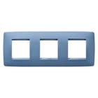 Gewiss - PLAQUE ONE INT. 2+2+2P H BLEU MER