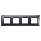 Gewiss - PLAQUE ONE INT. 2+2+2+2P H ARDOISE
