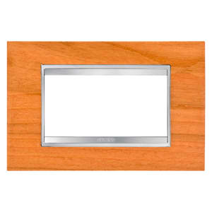 Gewiss - PLAQUE LUX 4P CERISIER