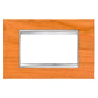 Gewiss - PLAQUE LUX 4P CERISIER