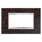 Gewiss - PLAQUE LUX 4P WENGUÉ