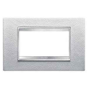 Gewiss - PLAQUE LUX 4P CUIR BL