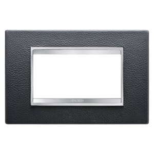 Gewiss - PLAQUE LUX 4P CUIR NO