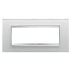 Gewiss - PLAQUE LUX 6P VERRE GLACE