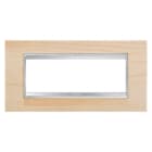 Gewiss - PLAQUE LUX 6P ÉRABLE