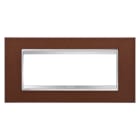 Gewiss - PLAQUE LUX 6P METAL FIN. OXIDÉ