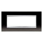 Gewiss - PLAQUE LUX 6P METAL CANON FUSIL
