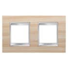 Gewiss - PLAQUE APPAREILLAGE LUX INT. 2+2P H ÉRABLE - GW16223LA