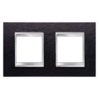 Gewiss - PLAQUE LUX INT. 2+2P H ALUMINIUM NO