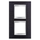 Gewiss - PLAQUE LUX INT. 2+2P V.E. 71 ALUMINIUM N