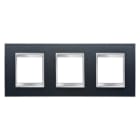 Gewiss - PLAQUE LUX INT. 2+2+2P H CUIR NO