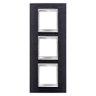 Gewiss - PLAQUE LUX INT. 2+2+2P V ALUMINIUM NO