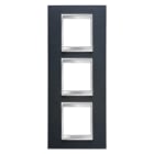 Gewiss - PLAQUE LUX INT. 2+2+2P V CUIR NO