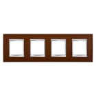 Gewiss - PLAQUE APPAREILLAGE LUX INT. 2+2+2+2P H FER DÉPOLI AC - GW16228MF