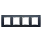 Gewiss - PLAQUE LUX INT. 2+2+2+2P H CUIR NO