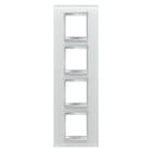 Gewiss - PLAQUE LUX INT. 2+2+2+2P V VERRE GLACE