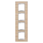 Gewiss - PLAQUE APPAREILLAGE LUX INT. 2+2+2+2P V ÉRABLE - GW16229LA