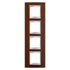 Gewiss - PLAQUE LUX INT. 2+2+2+2P V FER DÉPOLI AC