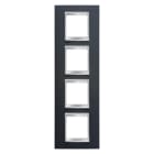Gewiss - PLAQUE LUX INT. 2+2+2+2P V CUIR NO