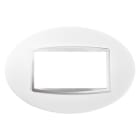 Gewiss - PLAQUE APPAREILLAGE ART 4P BL CRÈME - GW16304TB